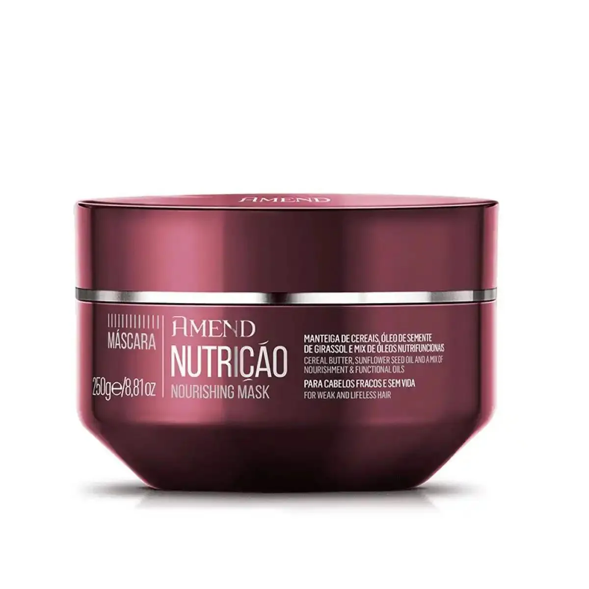 MáSCARA NUTRIçãO ESSENCIAIS AMEND 250G