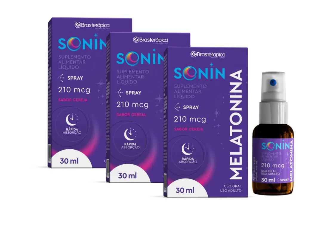 KIT 3 SONIN MLT 0,21MG SPRAY C/ 30ML