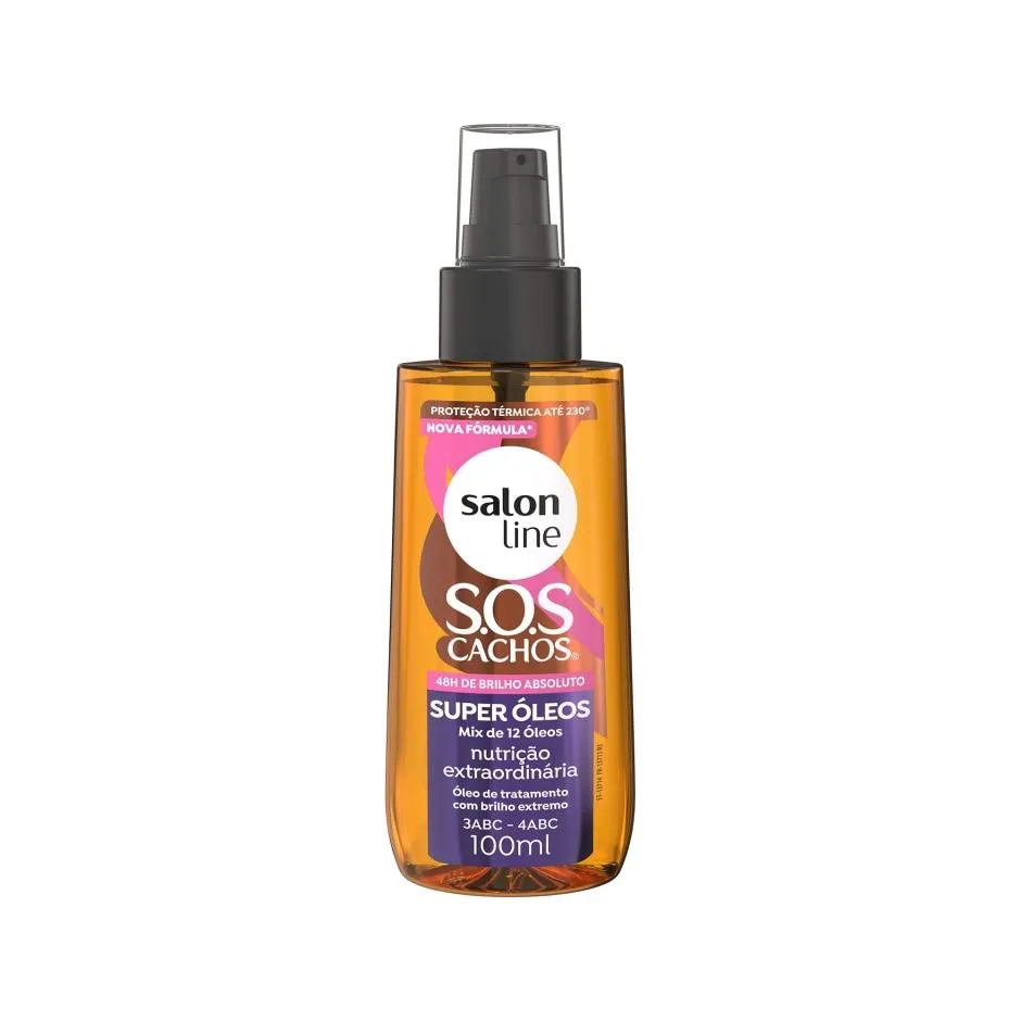 OLEO CAPILAR SALON LINE SOS 100ML SUPER ÓLEOS