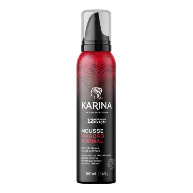 MOUSSE KARINA FIXAçãO 150ML NORMAL