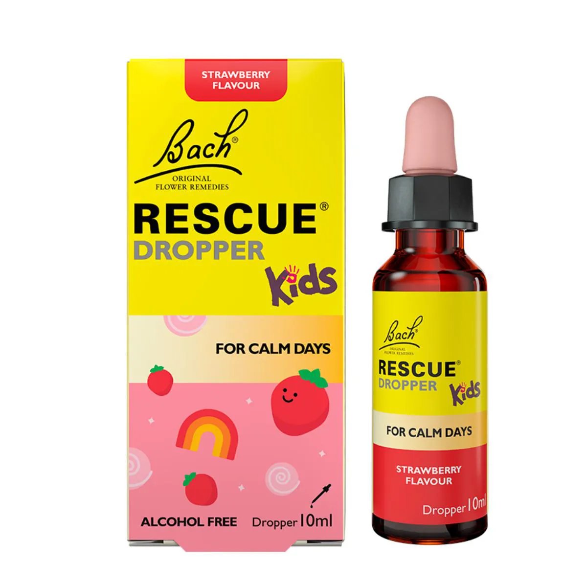 RESCUE REMEDY KIDS GOTAS MORANGO FLORAL DE BACH 10ML