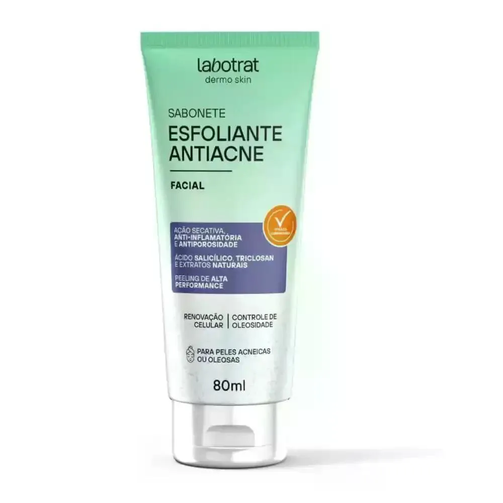 SABONETE FACIAL ANTIACNE LABOTRAT 80ML