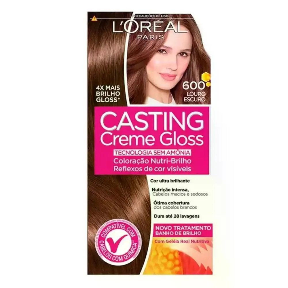 COLORAçãO 600 LOIRO ESCURO CASTING LOREAL