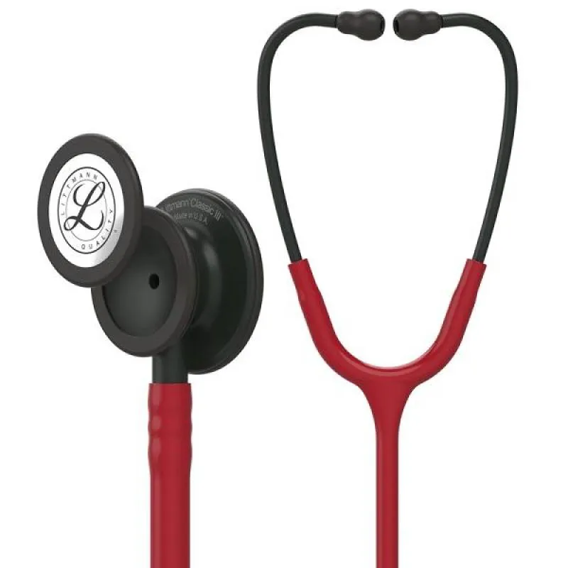 ESTETOSCOPIO 3M LITTMANN CLASSIC III 5868 VINHO COM PRETO MATE