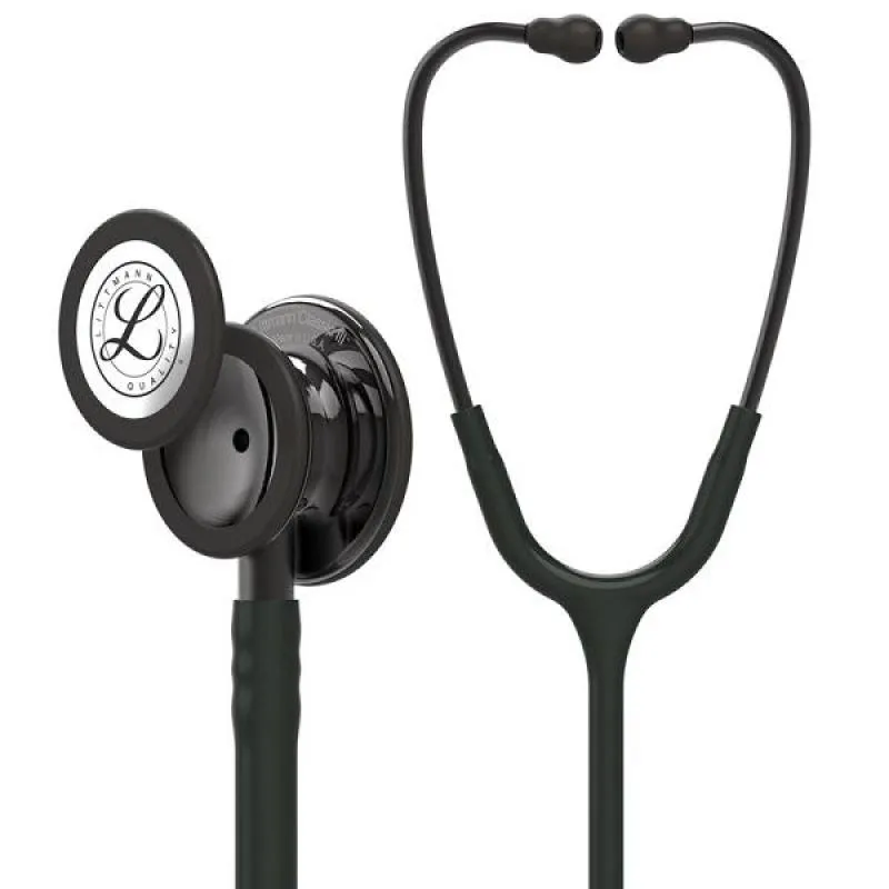ESTETOSCOPIO 3M LITTMANN CLASSIC III 5811 PRETO COM SMOKE ALTO POLIMENTO