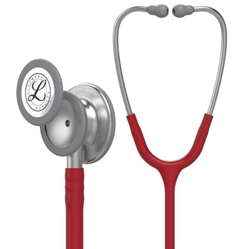 ESTETOSCOPIO 3M LITTMANN CLASSIC III 5627 VINHO COM INOX ESCOVADO