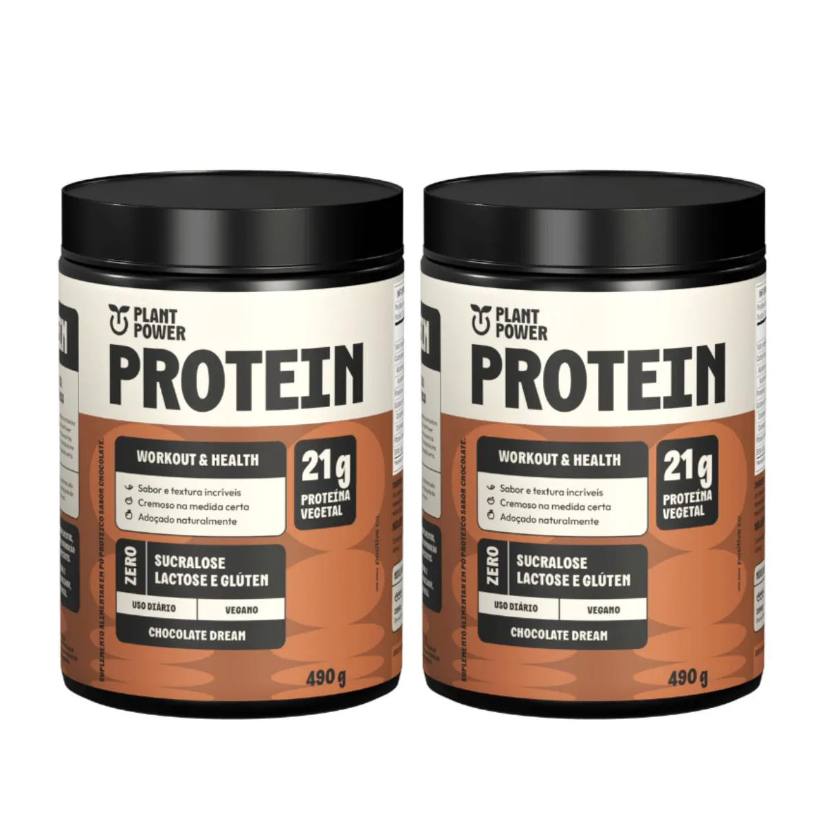 2X PROTEíNA VEGANA CHOCOLATE PLANT POWER 490G