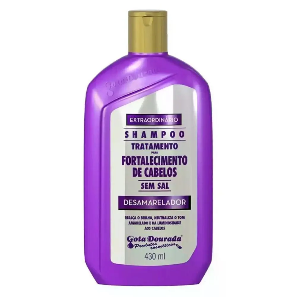SHAMPOO DESAMARELADOR GOTA DOURADA 430ML