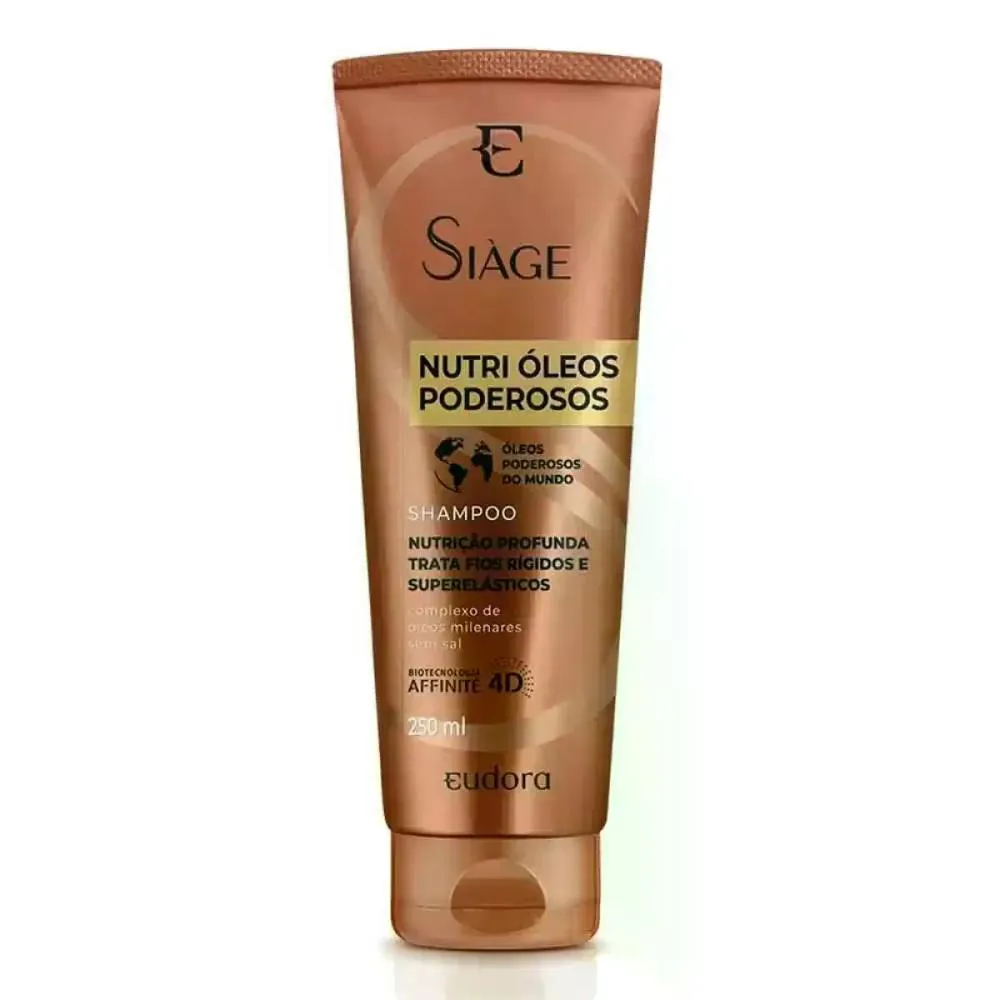 SHAMPOO NUTRI ÓLEOS PODEROSOS 4D SIàGE 250ML