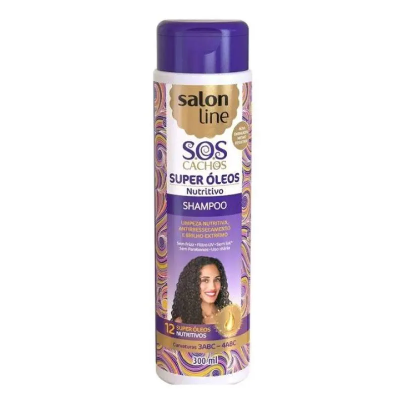 SHAMPOO SALON LINE SOS 300ML SUPER ÓLEO NUTRITIVO