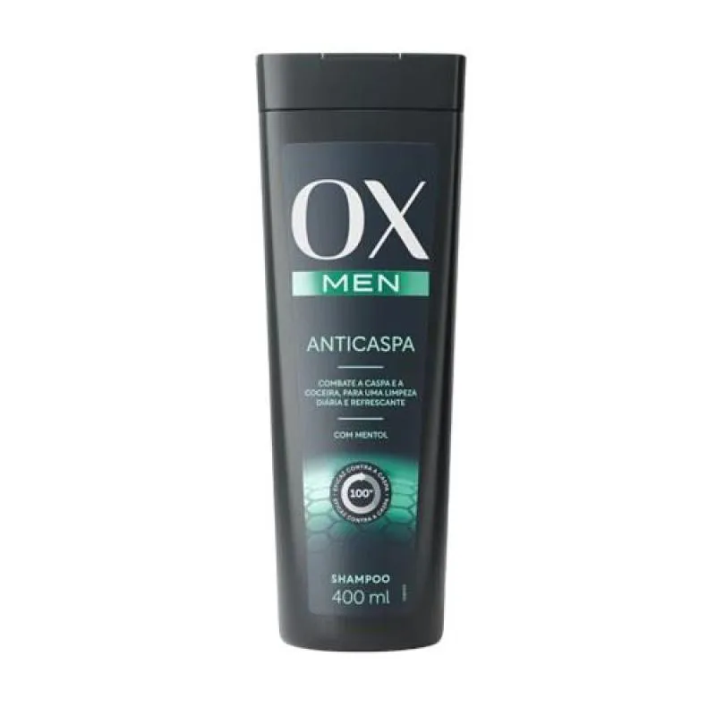 SHAMPOO OX MEN 400ML ANTICASPA