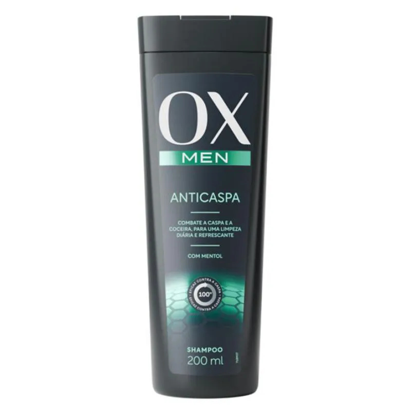 SHAMPOO OX 200ML MEN ANTICASPA