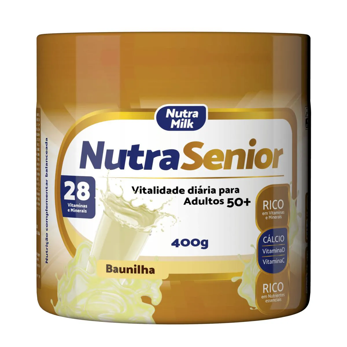 NUTRA SENIOR ADULTO 50+ BAUNILHA 400G