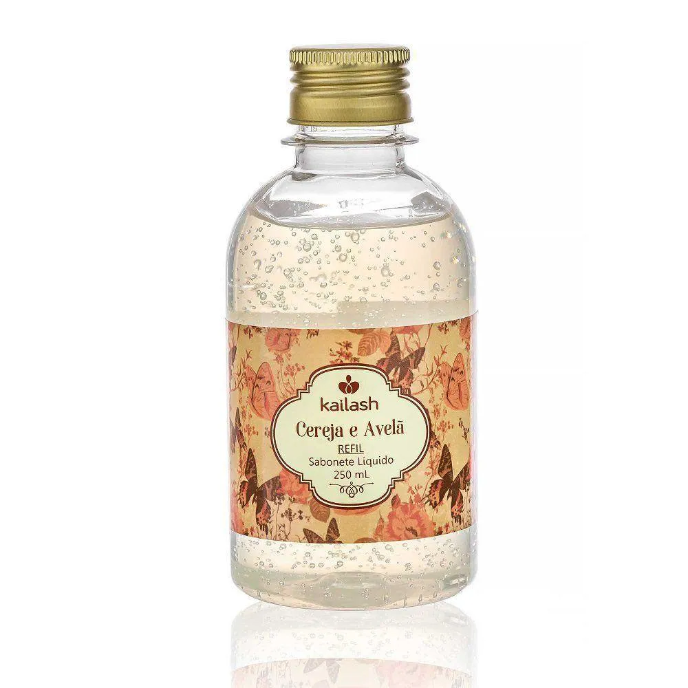 REFIL SABONETE LíQUIDO CEREJA E AVELã 250ML - KAILASH