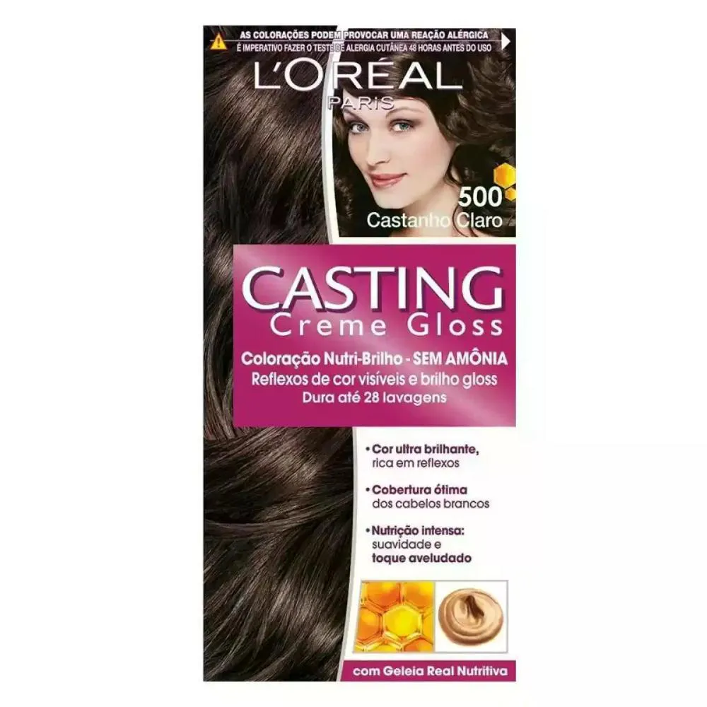 COLORAçãO CASTING 500 CASTANHO CLARO LOREAL
