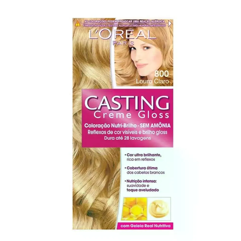 COLORAçãO CASTING 800 LOIRO CLARO LOREAL