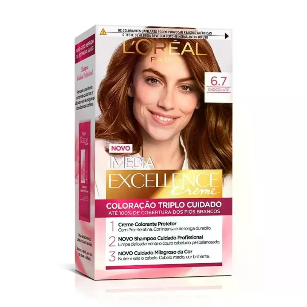COLORAçãO IMEDIA 67 CHOCOLATE PURO LOREAL