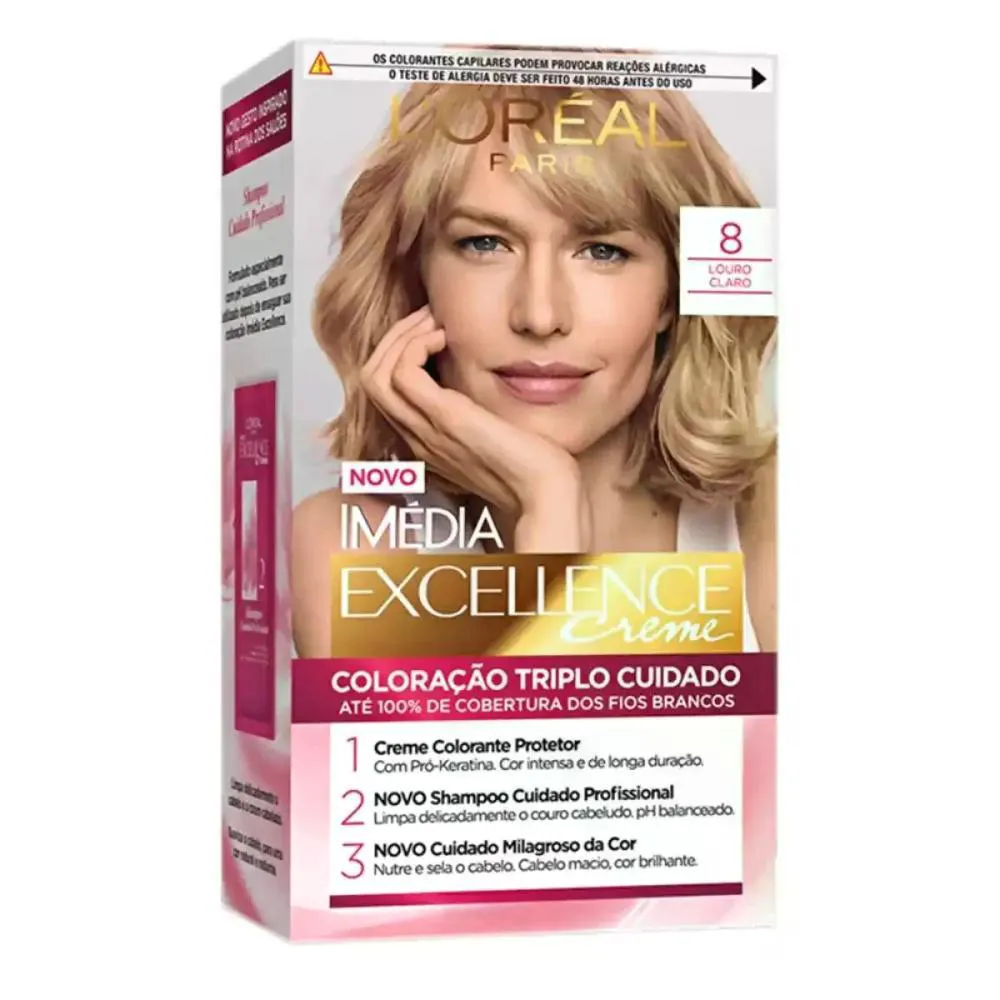 COLORAçãO IMEDIA 80 LOIRO CLARO LOREAL