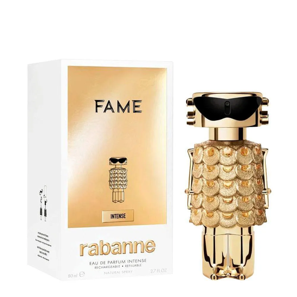 PACO RABANNE FAME INTENSE EAU DE PARFUM - PERFUME FEMININO RECARREGáVEL 80ML