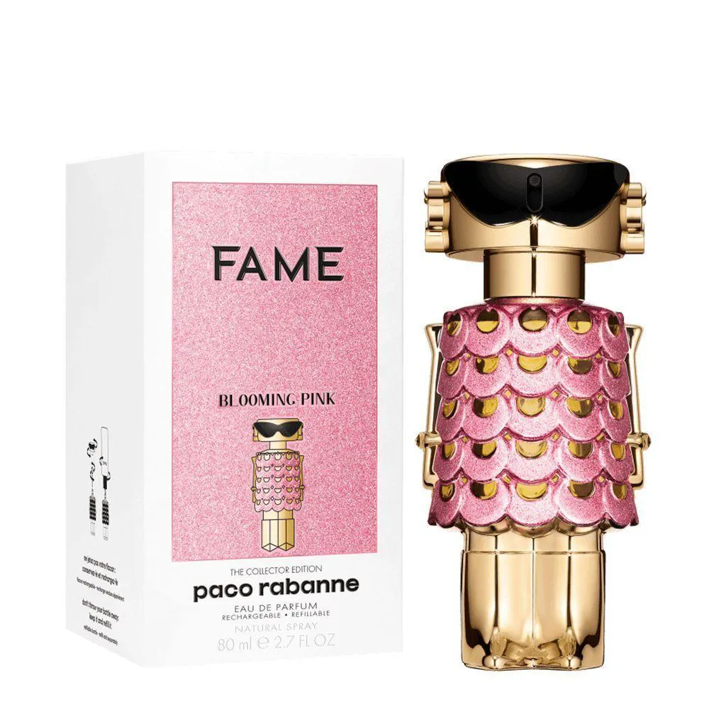 PACO RABANNE FAME BLOOMING PINK EAU DE PARFUM REFILLABLE - PERFUME FEMININO 80ML
