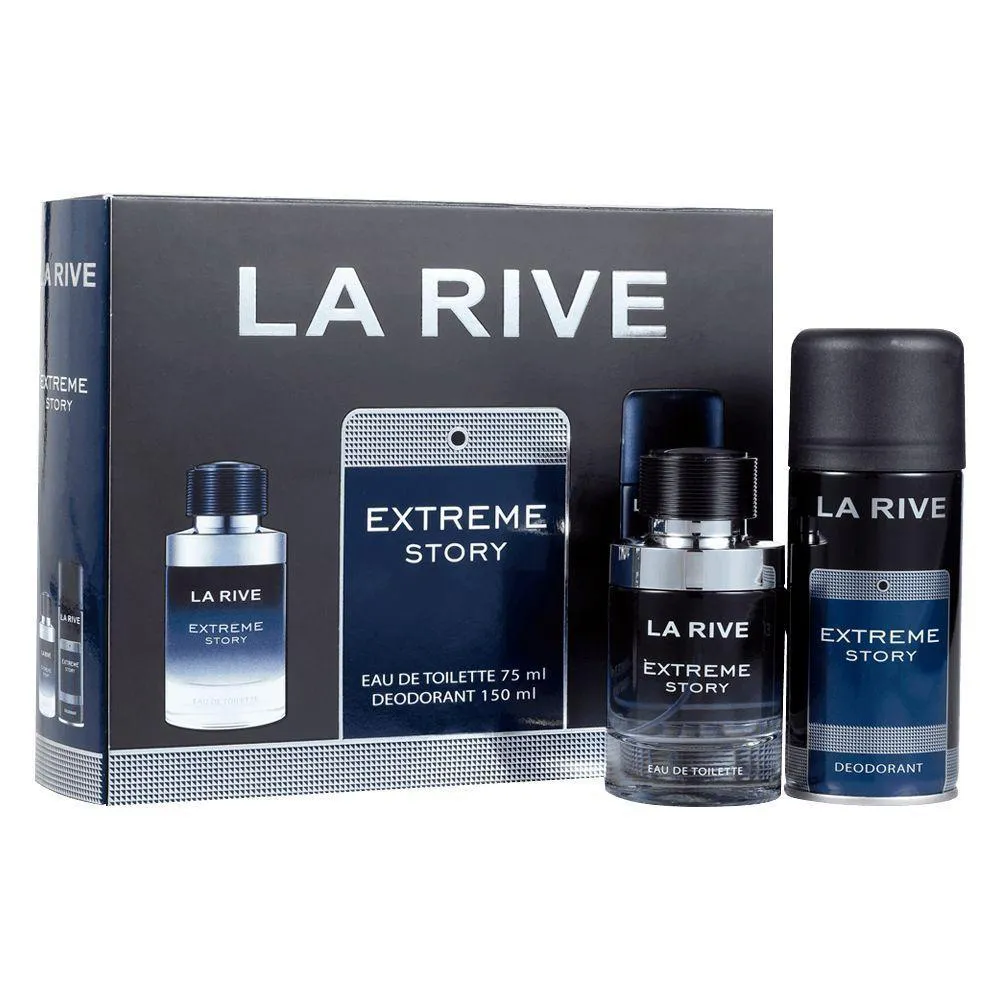 KIT LA RIVE EXTREME STORY MASCULINO - EAU DE TOILETTE 75ML + DESODORANTE 150ML