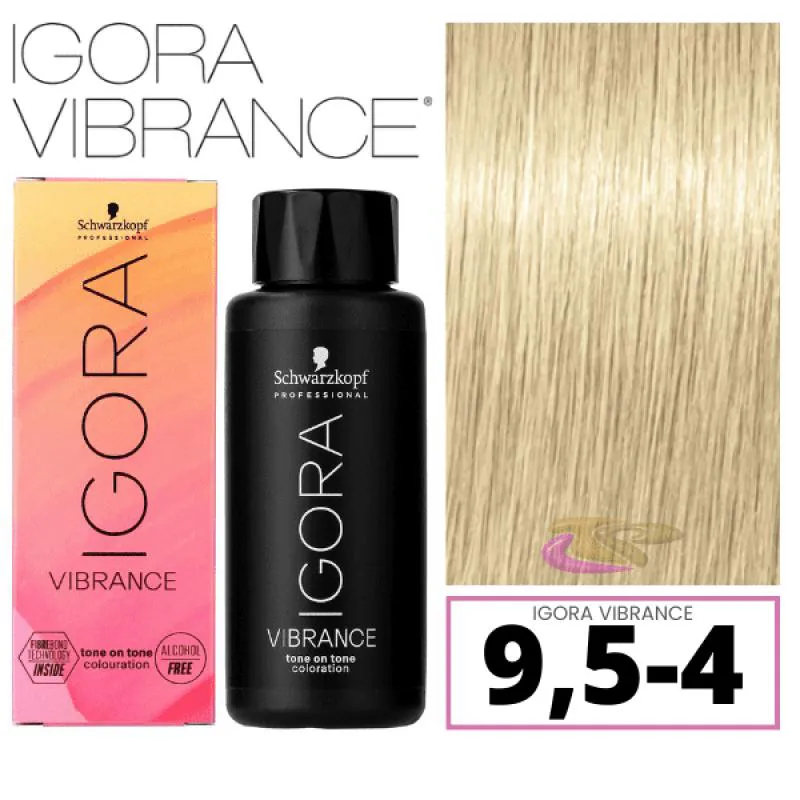 SCHWARZKOPF IGORA VIBRANCE 9,5-4 LOURO PASTEL BEGE 60ML