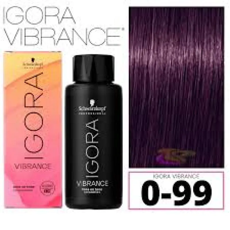 SCHWARZKOPF IGORA VIBRANCE 0-99 POTENCIALIZADOR VIOLETA 60ML