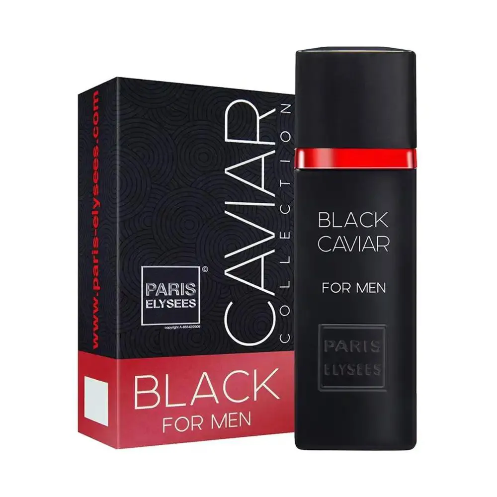 DEO COLôNIA BLACK CAVIAR PARIS ELYSEES 100ML