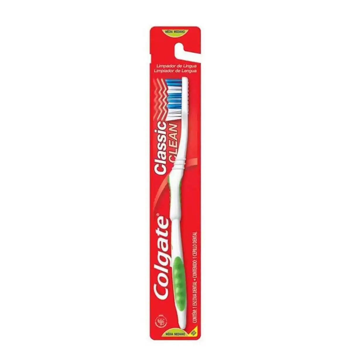 ESCOVA DE DENTES CLASSIC CLEAN MéDIA COLGATE