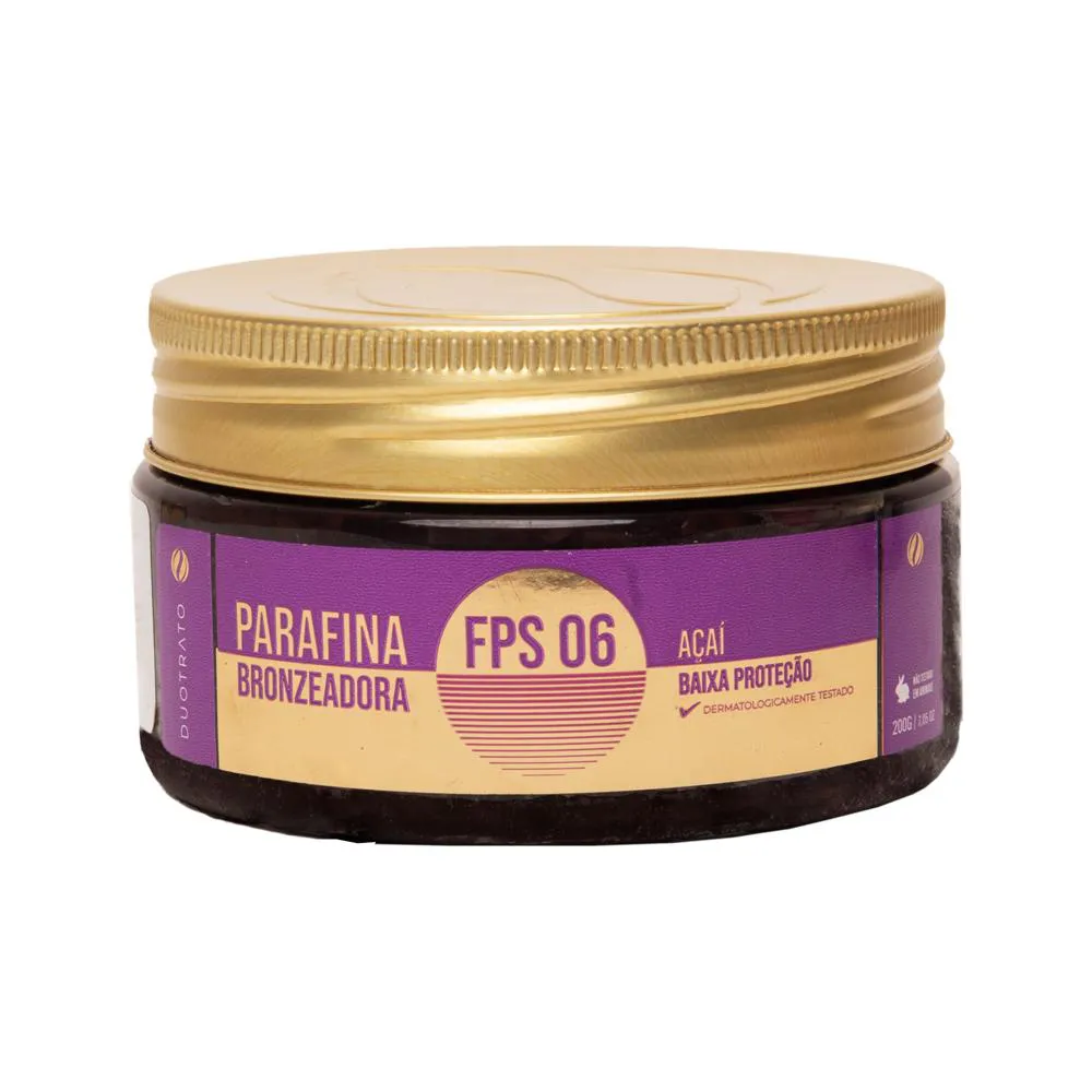 PARAFINA BRONZEADORA DUOTRATO 200G - AÇAI