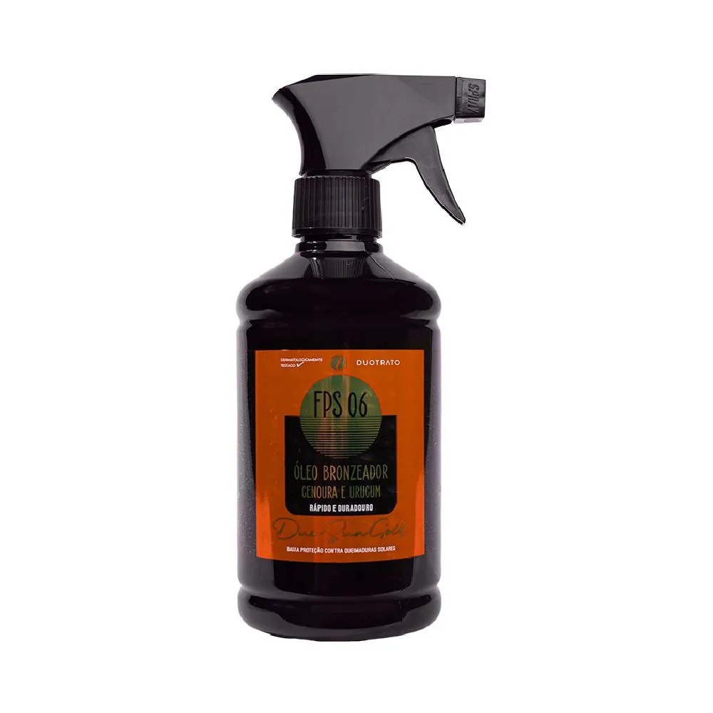 OLEO BRONZEADOR DUO SUN GOLD FPS 6 500ML