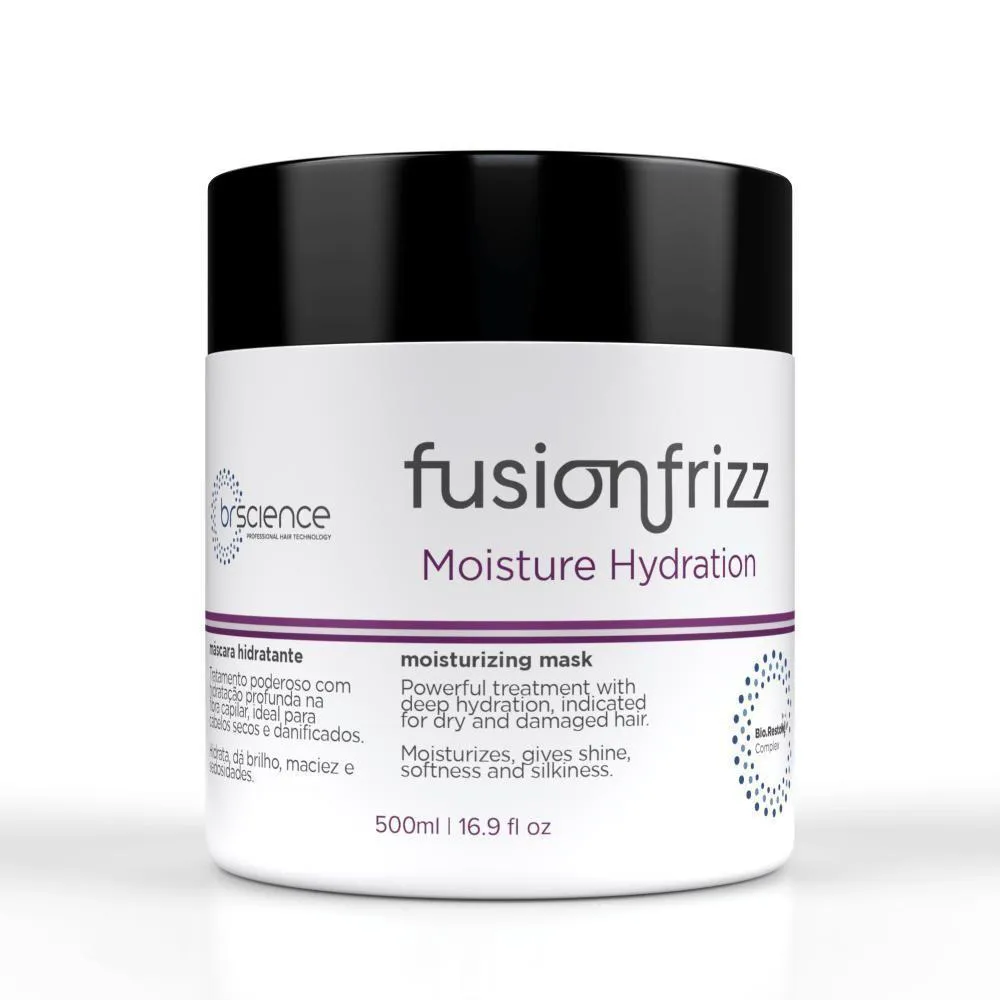 BRSCIENCE MáSCARA FUSIONFRIZZ MOISTURE HYDRATION 500ML