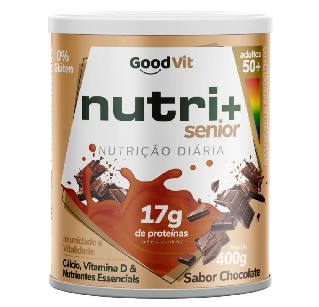 SUPLEMENTO ALIMENTAR NUTRI+ SêNIOR 50+ CHOCOLATE 400G