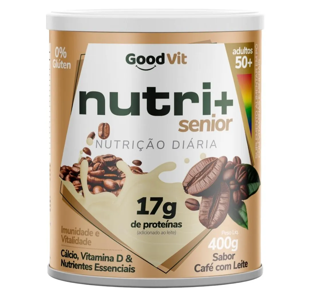SUPLEMENTO ALIMENTAR NUTRI+ SêNIOR 50+ CAFé COM LEITE 400G