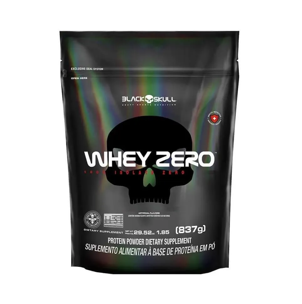 WHEY ZERO REFIL (837G) - SABOR: COOKIES E CREAM.
