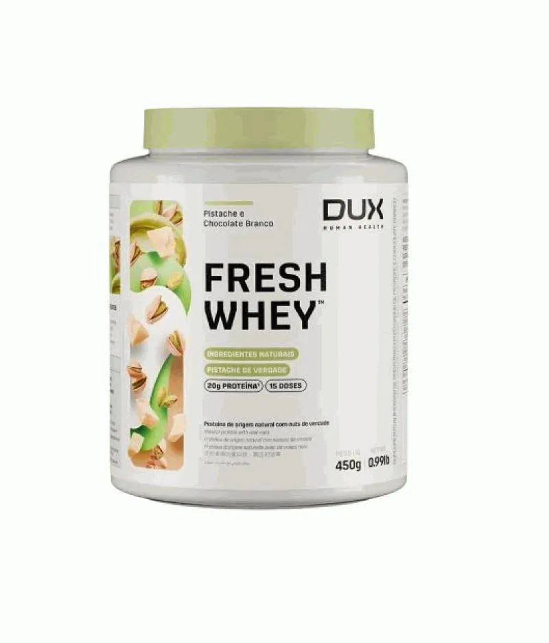 FRESH WHEY (450G) - SABOR: PISTACHE C/ CHOCOLATE BRANCO