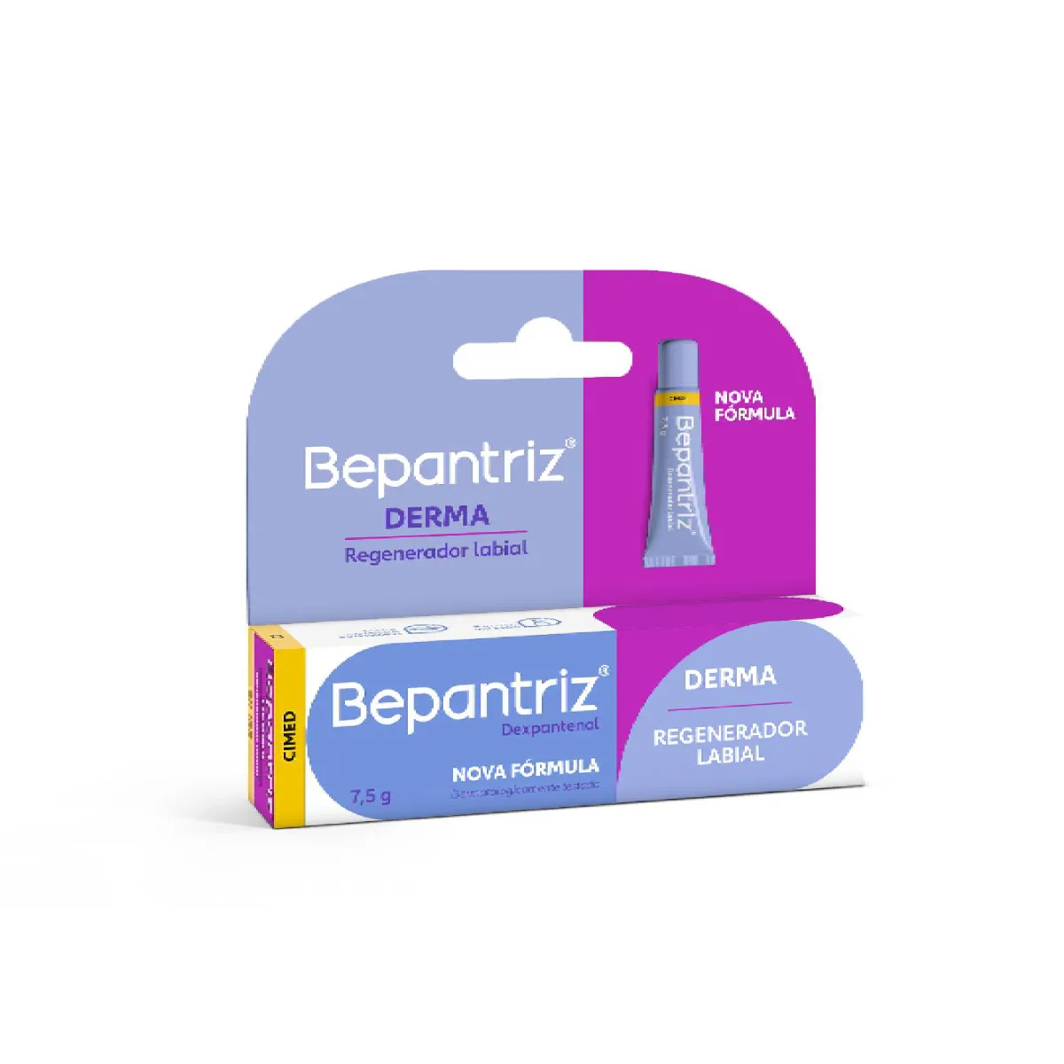 Regenerador Labial Bepantriz Derma Creme com 7,5ml