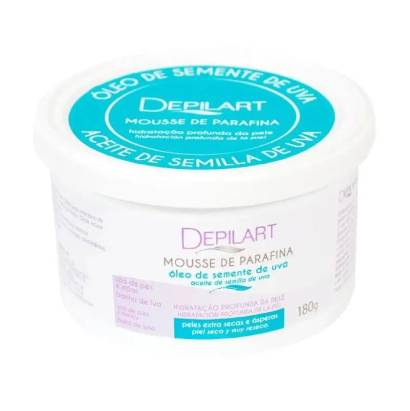 DEPILADOR MOUSSE PARAFINA DEPILART 180G SEMENTE DE UVA