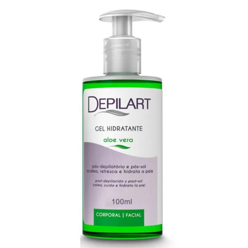 DEPILADOR GEL HIDRATANTE DEPILART 100ML ALOE VERA