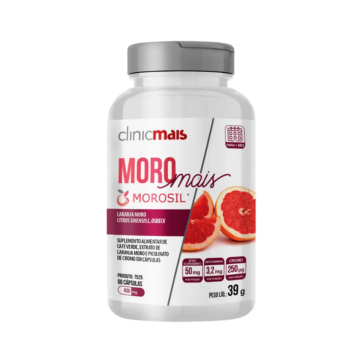 MORO MAIS MOROSIL CLINICMAIS 60 CáPSULAS