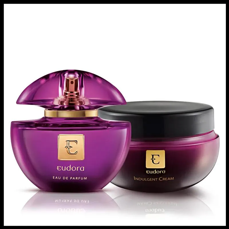 KIT EUDORA EAU DE PARFUM + HIDRATANTE DESODORANTE CORPORAL IDULGENT CREAM 250G