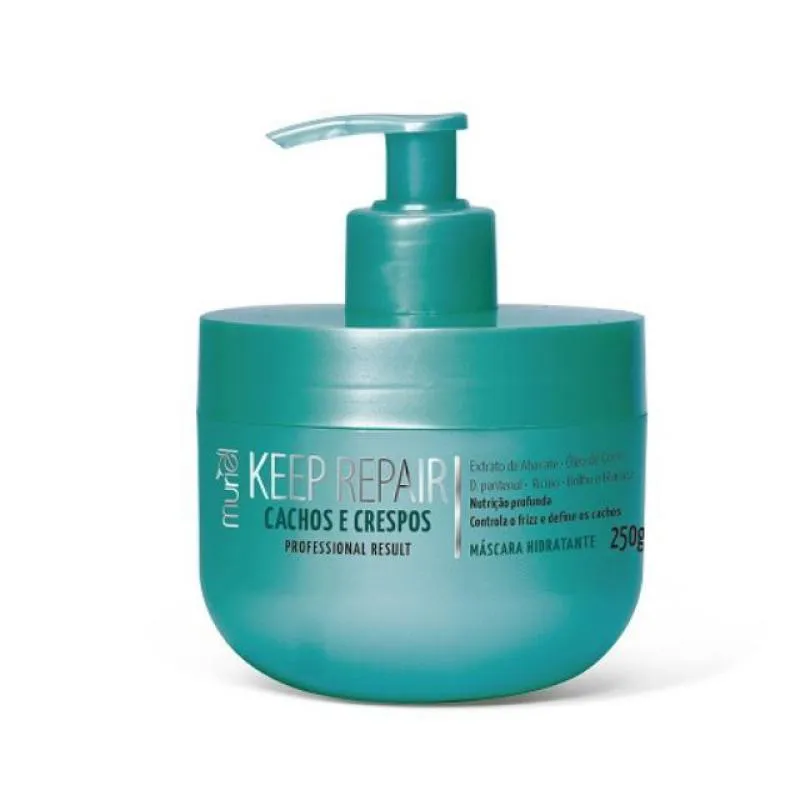 CREME PARA TRATAMENTO MáSCARA KEEP RAPAIR 250G CACHOS E CRESPOS