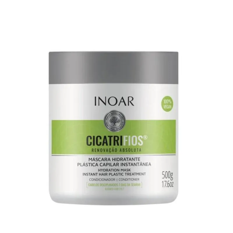 CREME PARA TRATAMENTO INOAR MASCARA 500G CICATRIFIOS