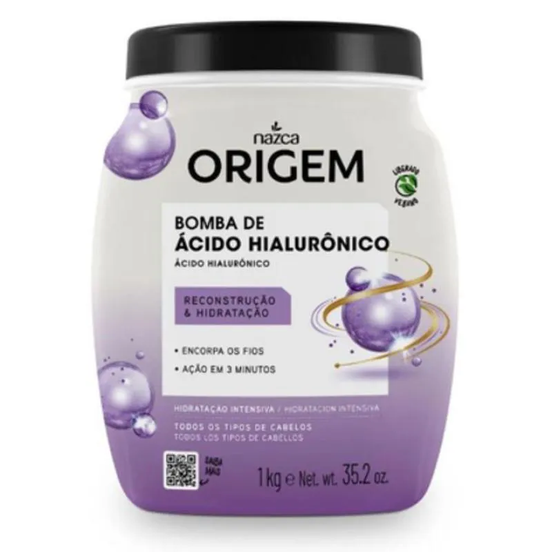 CREME PARA TRATAMENTO ORIGEM 1 KG 2 EM 1 ACIDO HIALURôNICO