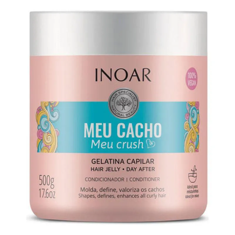 CREME PARA TRATAMENTO INOAR MEU CACHO MEU CRUSH 500G