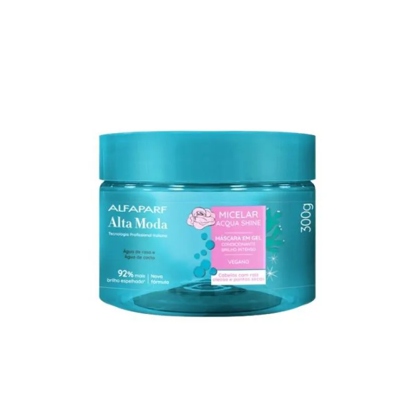 CREME PARA TRATAMENTO GEL ALTAMODA 300G MICELAR ACQUA SHINE