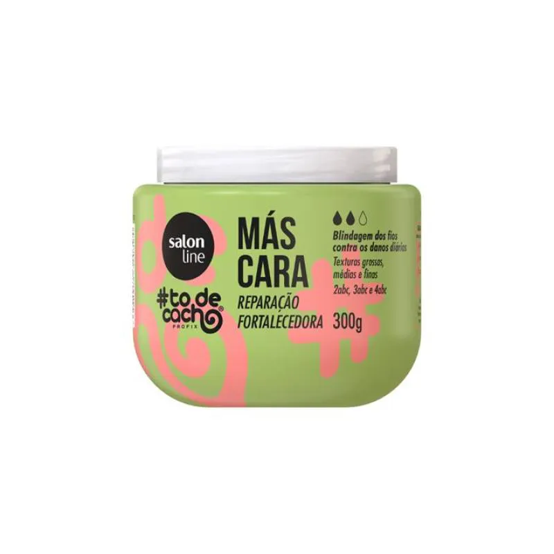 CREME PARA TRATAMENTO SALON LINE TODECACHO 300G REPARAçãO FORTALECEDORA