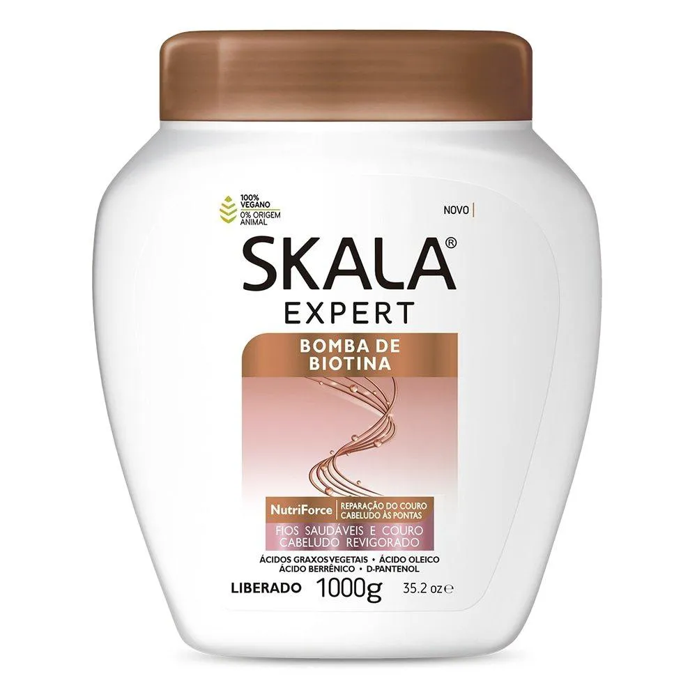 CREME PARA TRATAMENTO SKALA 1 KG BOMBA DE BIOTINA