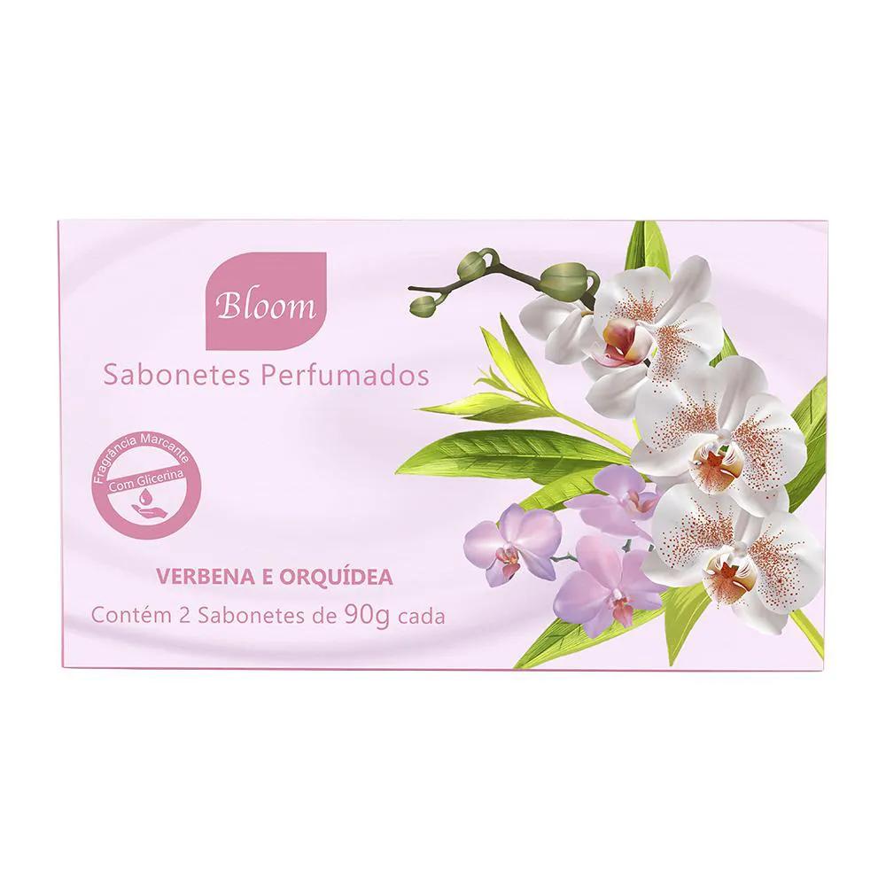 Sabonete Bloom 90g Estojo C/ 2 Unidades Verbena & Orquidea