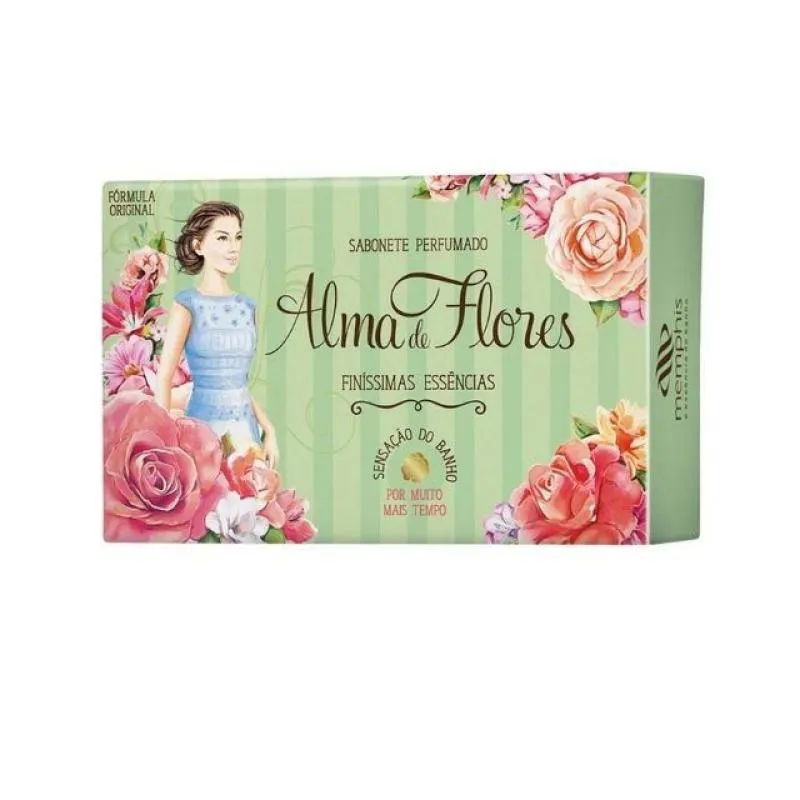 SABONETE ALMA DE FLORES TRADICIONAL 130G